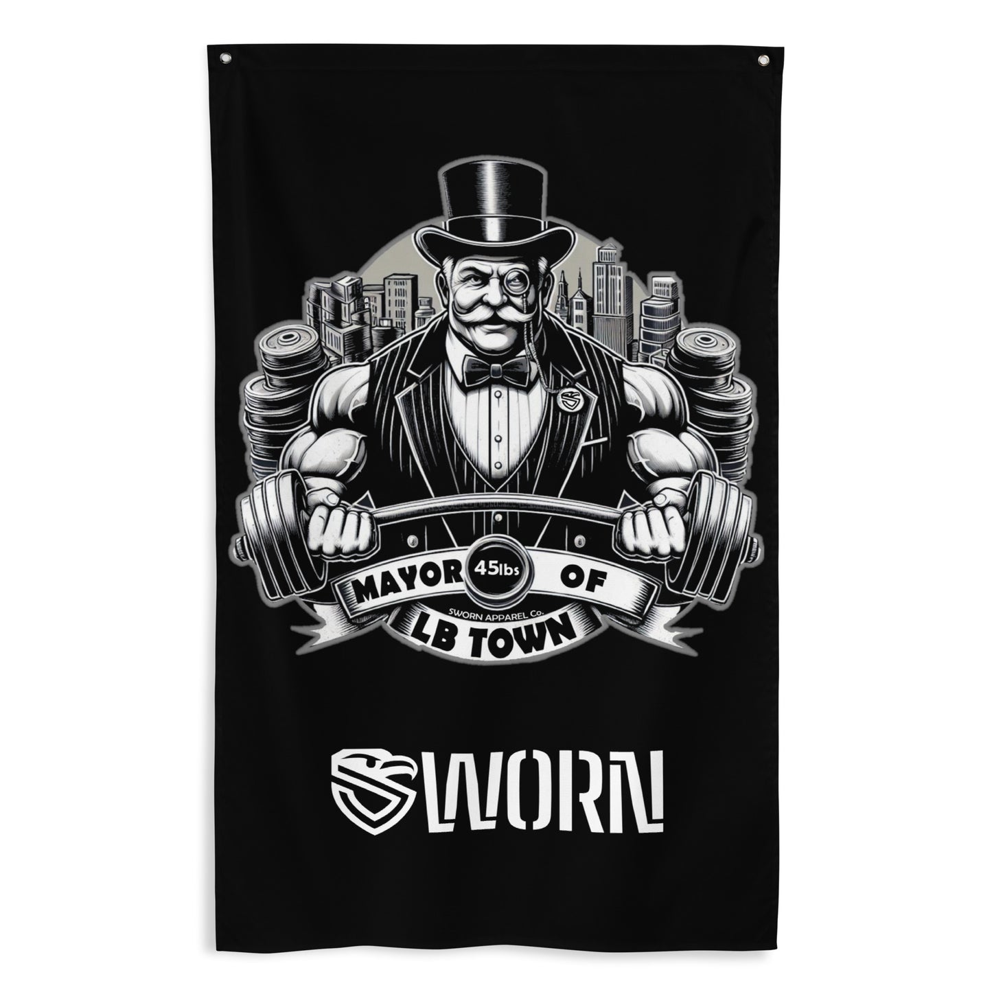 Mayor of Lb Town Flag