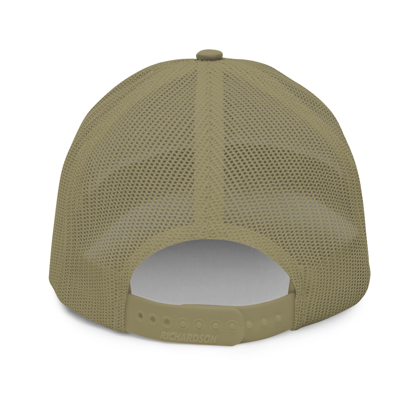 White Logo Trucker