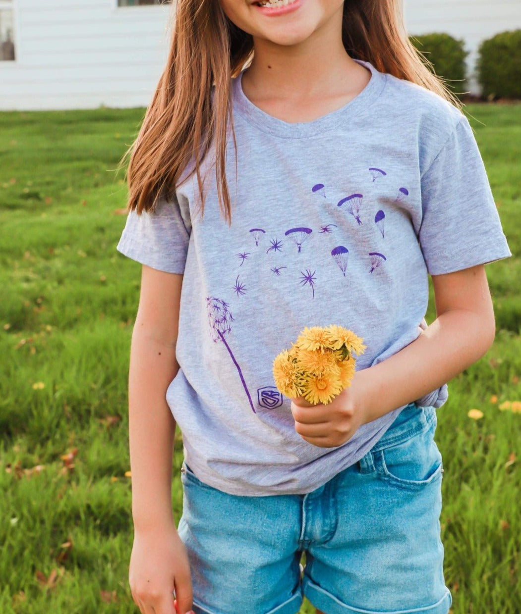 Kiddo Dandelion Paratrooper T-Shirt