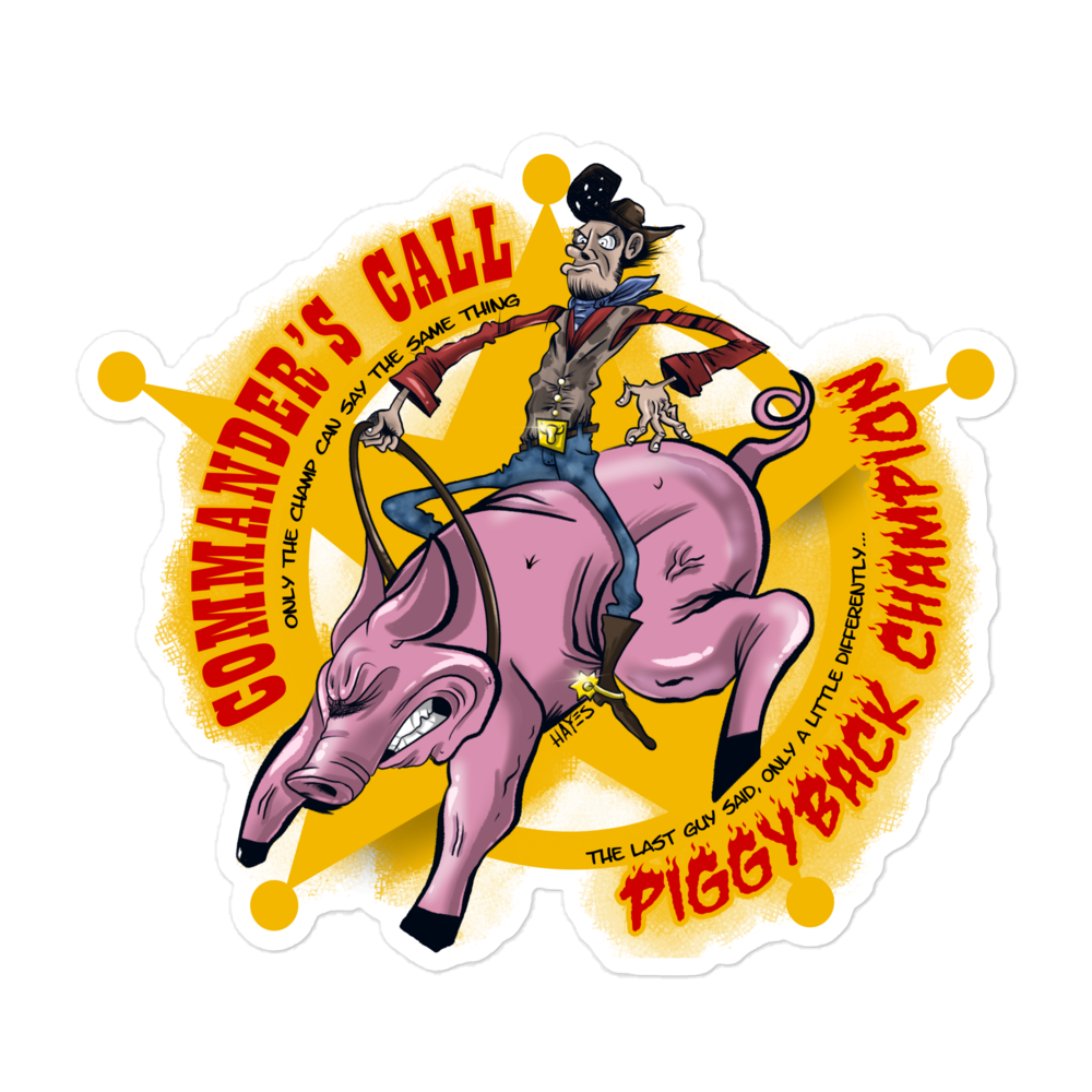 Piggyback Champion sticker