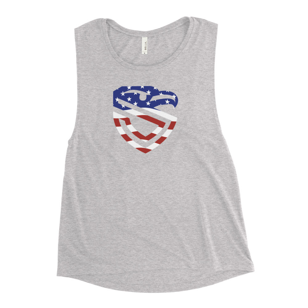 Ladies’ American Shield Muscle Tank