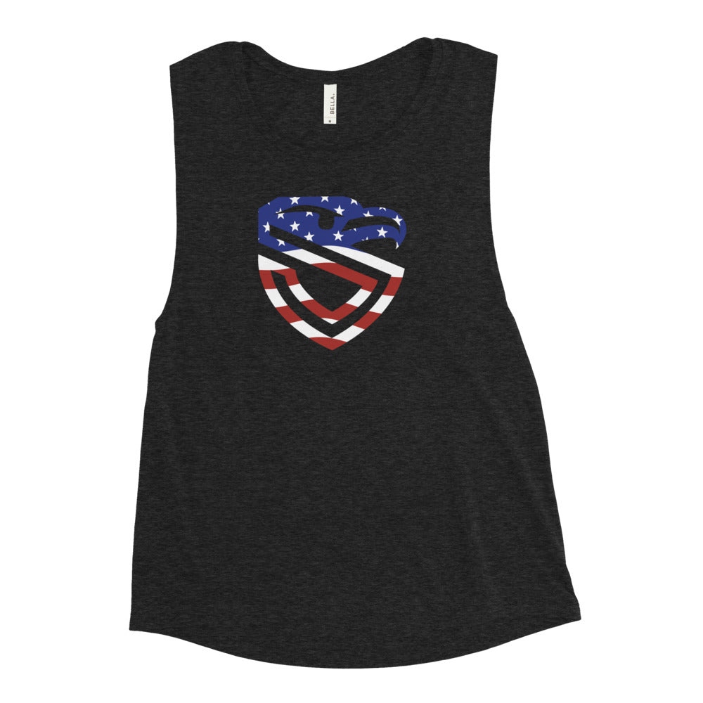 Ladies’ American Shield Muscle Tank