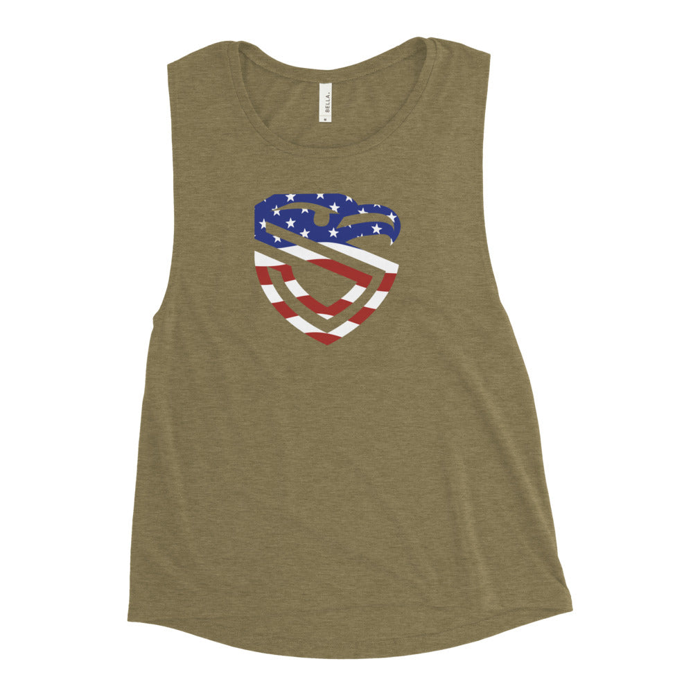 Ladies’ American Shield Muscle Tank