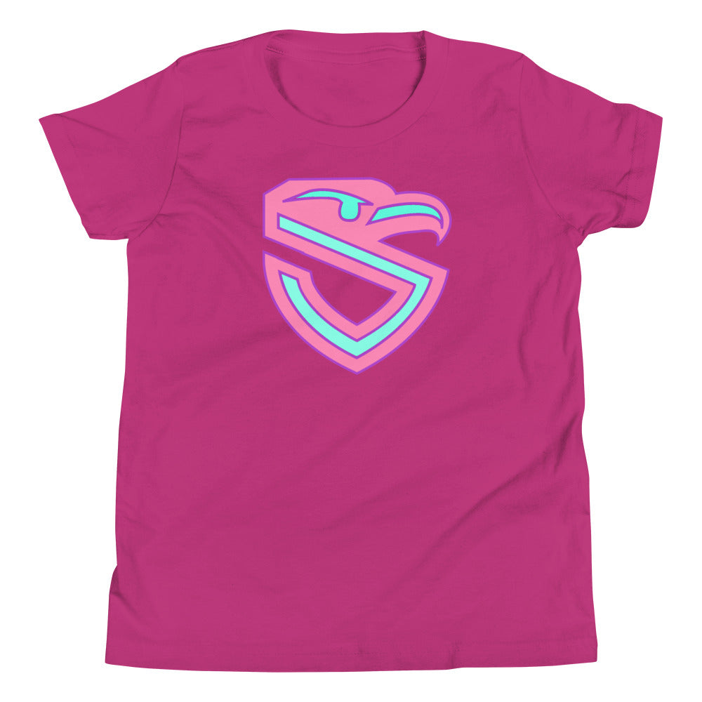 Kiddos Pink & Teal Shield T-Shirt