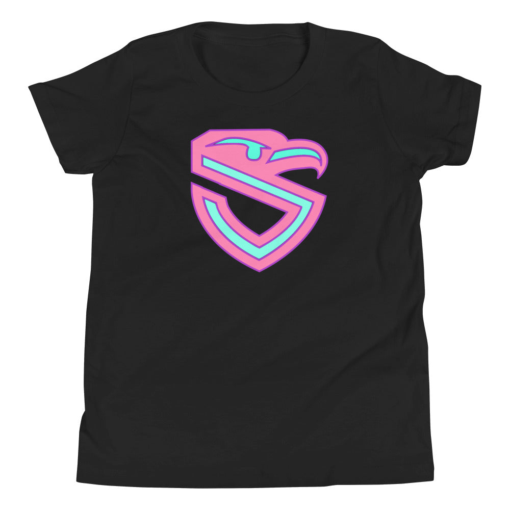 Kiddos Pink & Teal Shield T-Shirt