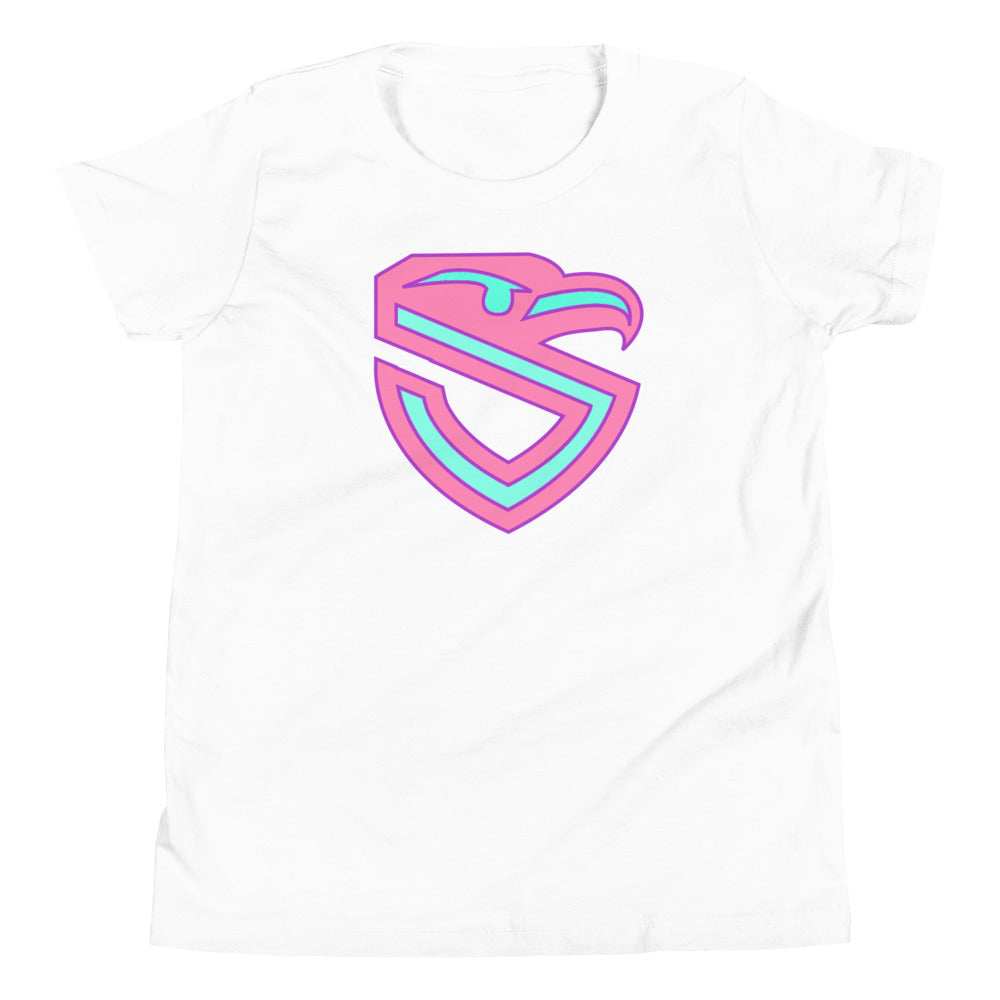 Kiddos Pink & Teal Shield T-Shirt