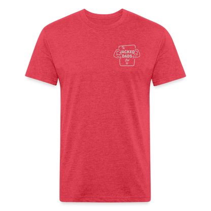 Jacked Dads Club Tee - heather red