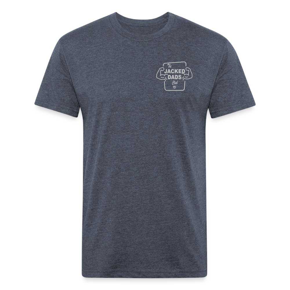 Jacked Dads Club Tee - heather navy