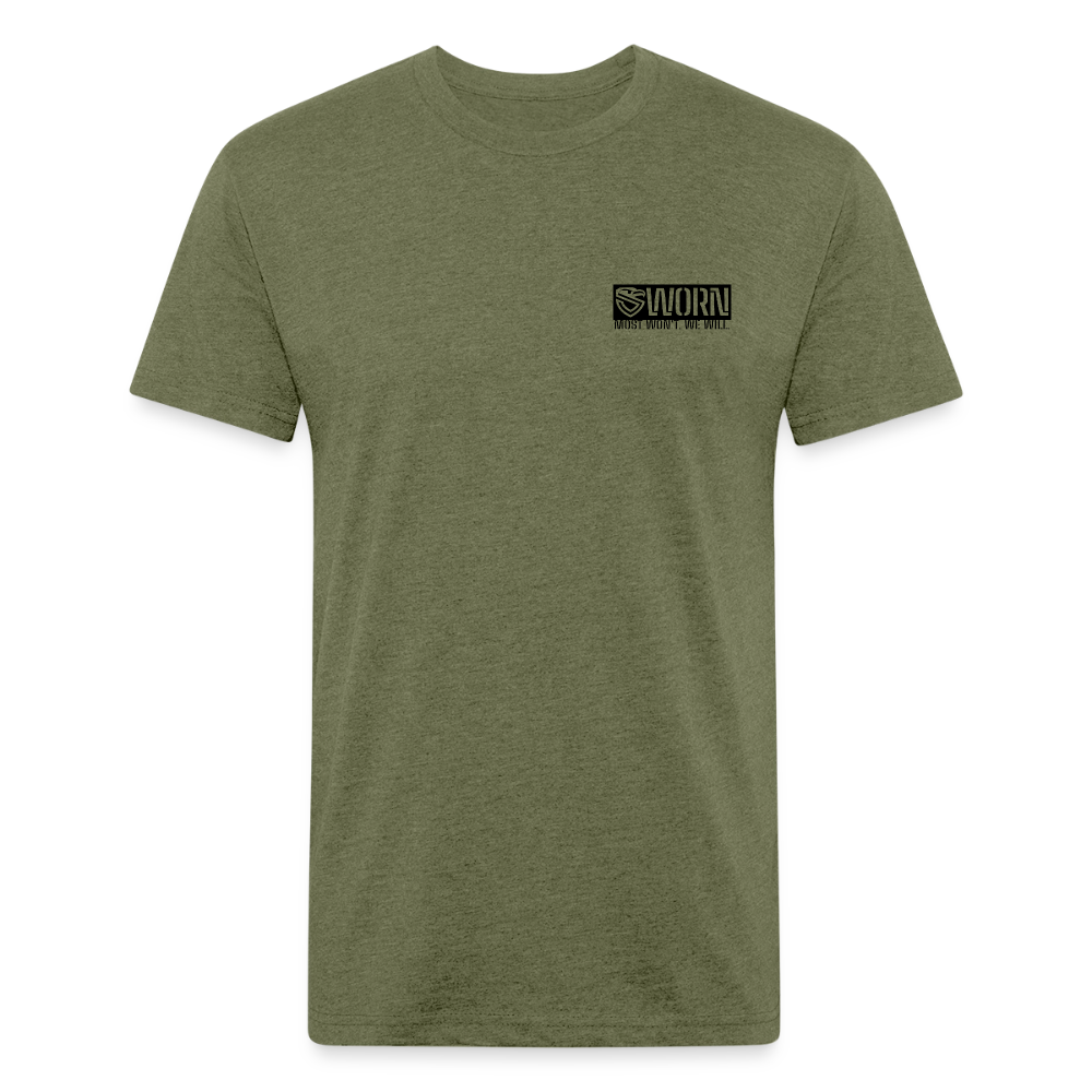 Enjoy Life - Grim Tee - heather military green
