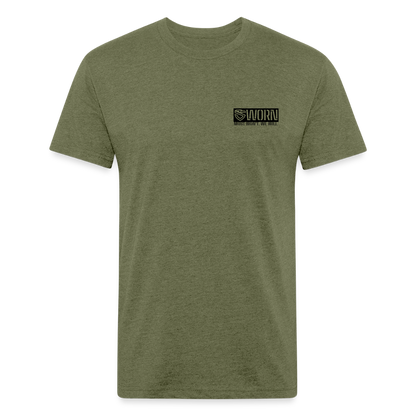 Enjoy Life - Grim Tee - heather military green