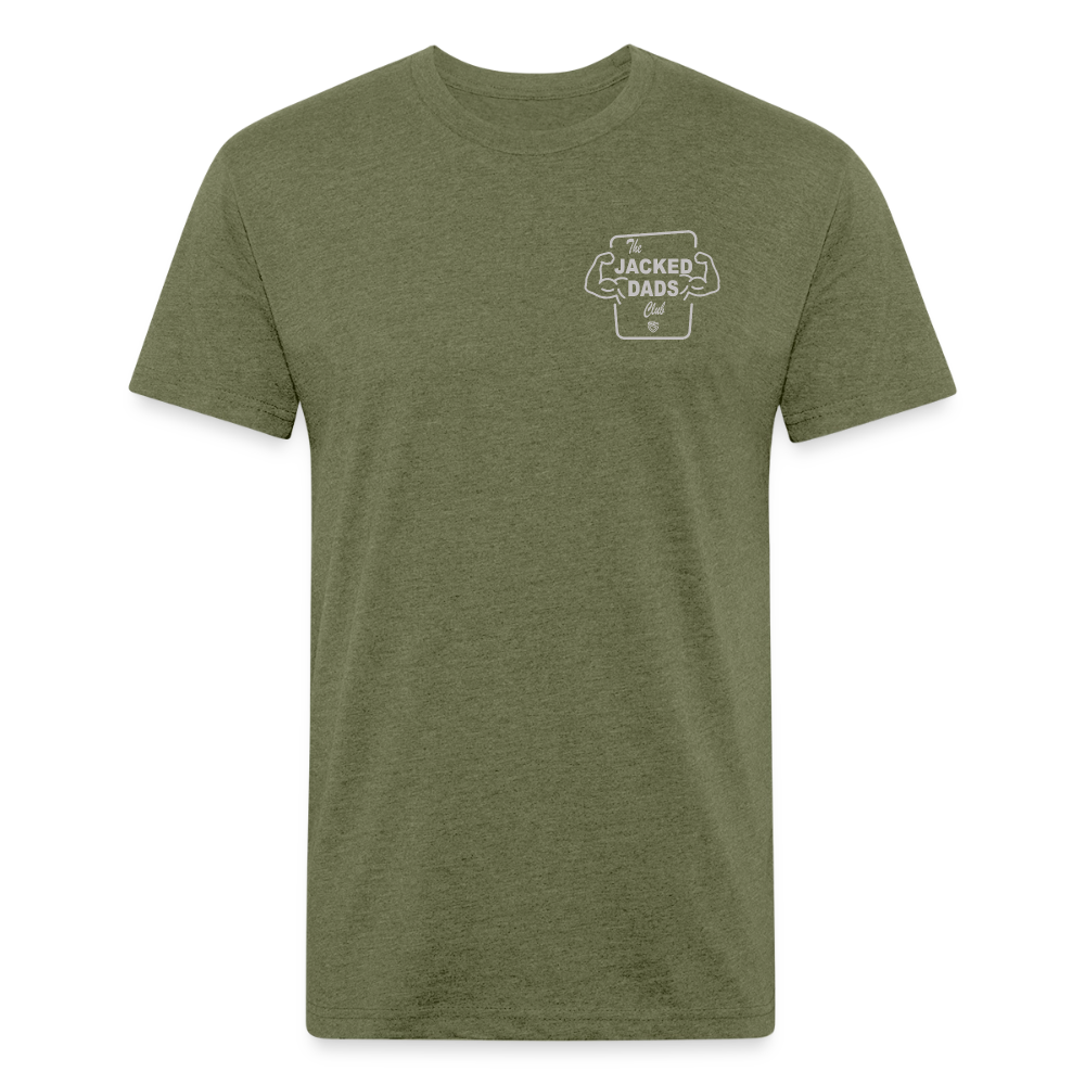 Jacked Dads Club Tee - heather military green
