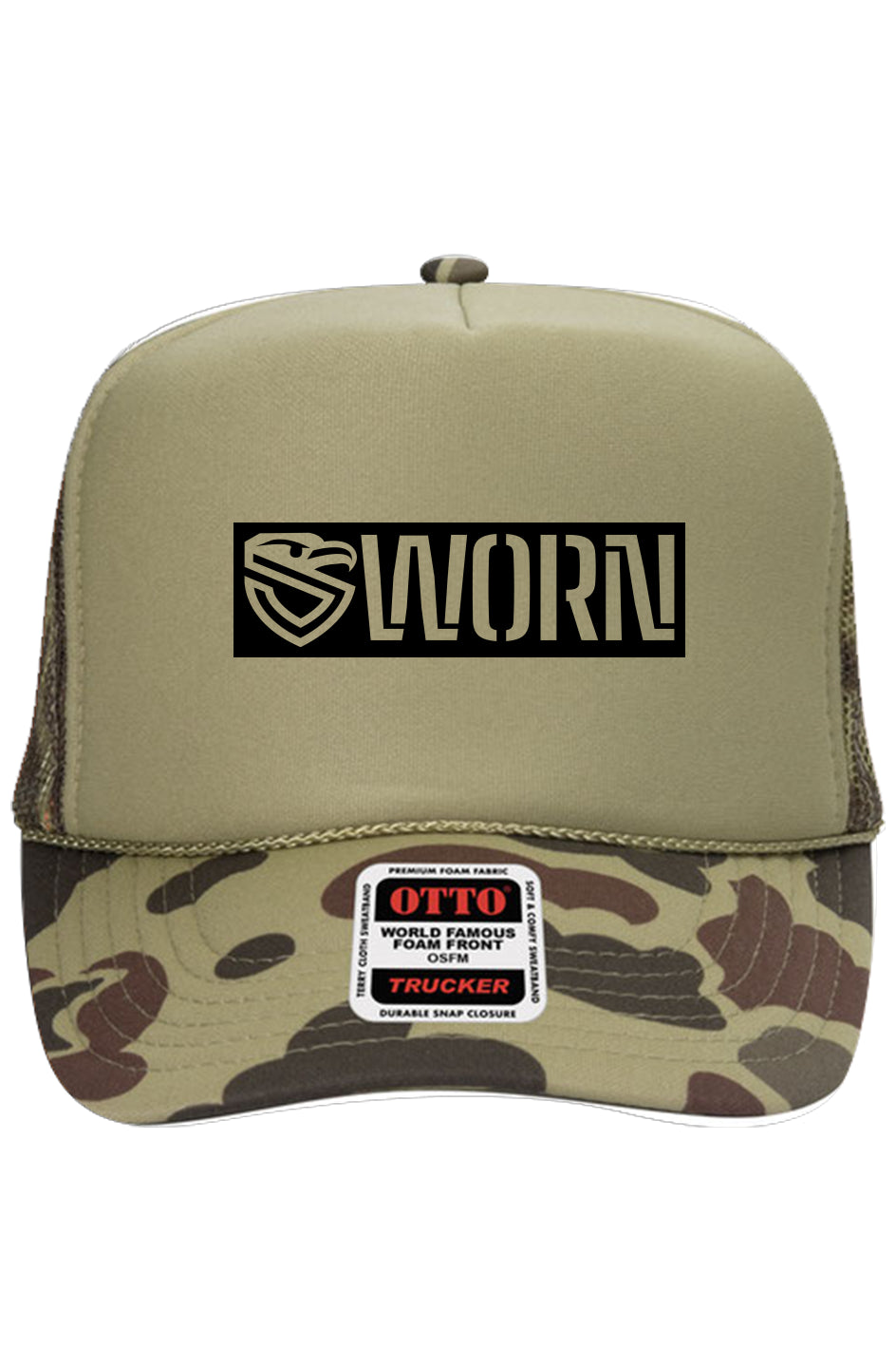 Sworn High Crown Trucker Cap