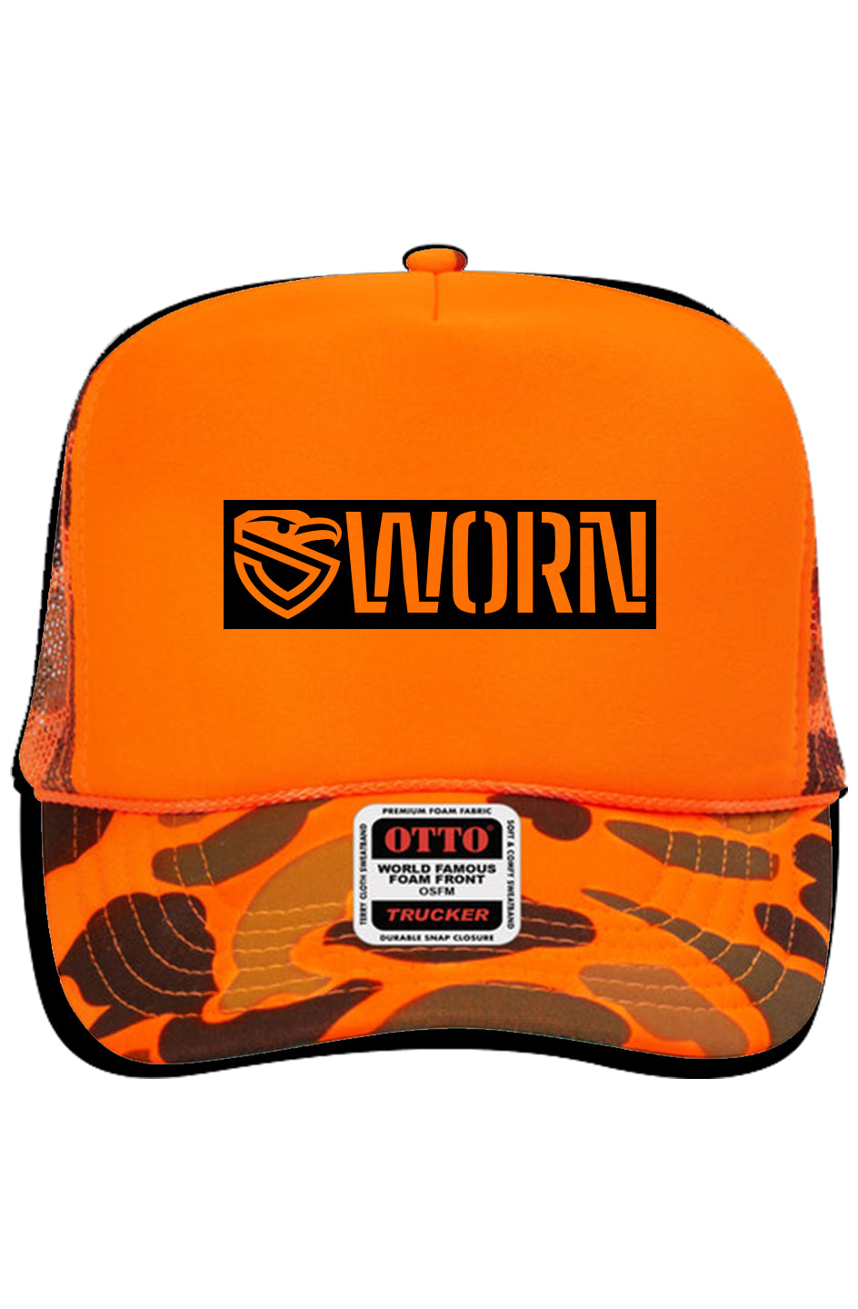 Sworn High Crown Trucker Cap