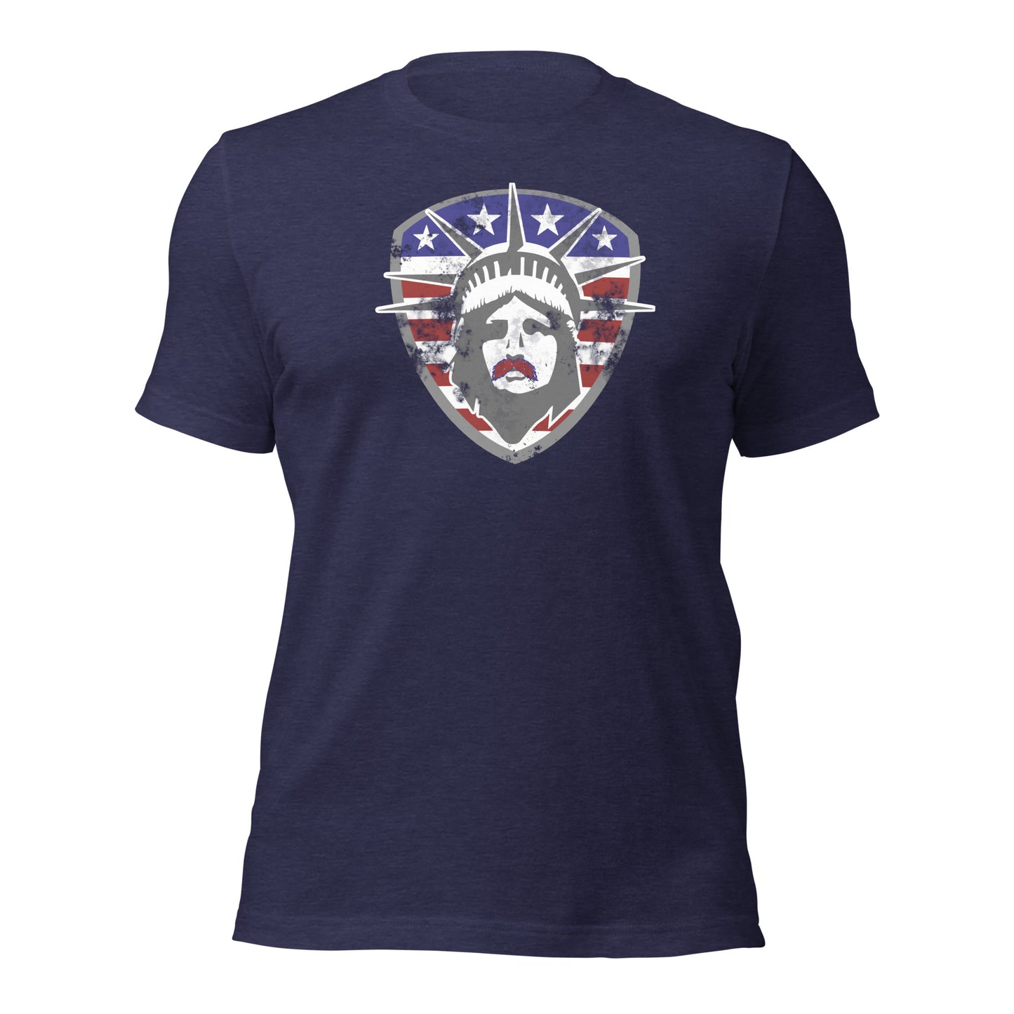 Lady Liberty Stache T-Shirt