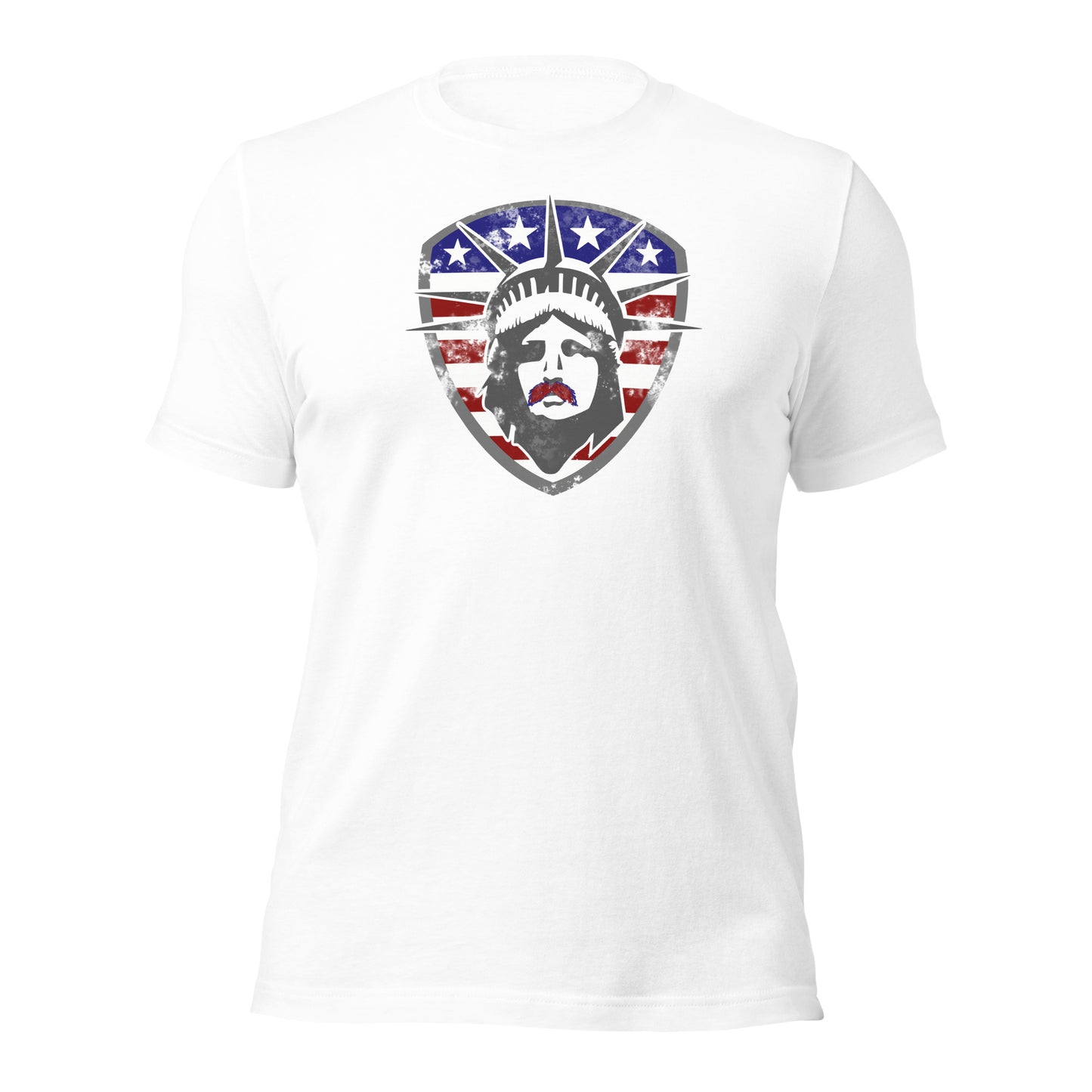 Lady Liberty Stache T-Shirt