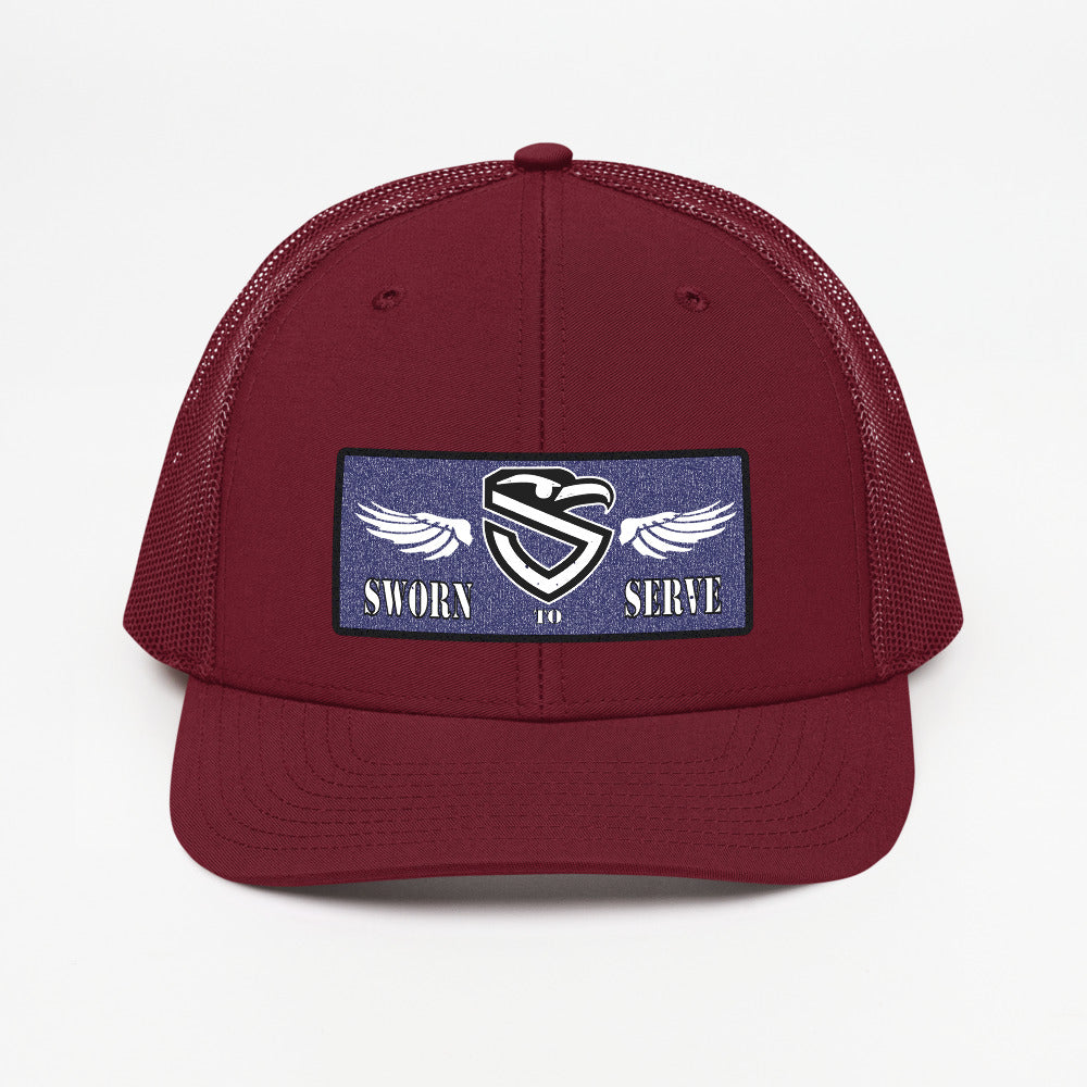 Name Tag Trucker Cap